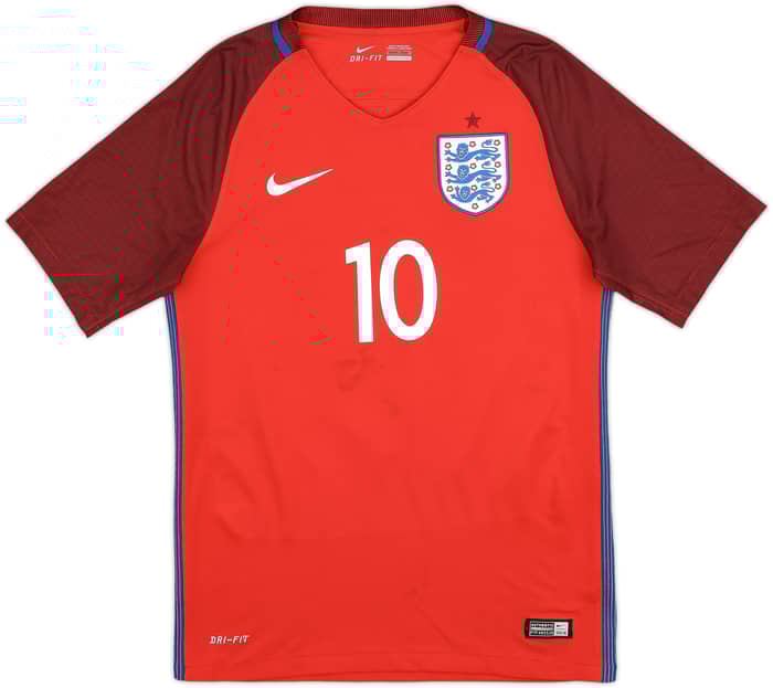 2016-17 England Away Shirt Rooney #10 - 6/10 - (S)