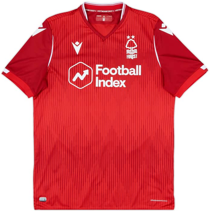 2019-20 Nottingham Forest Home Shirt Yates #22 - 9/10 - (L)