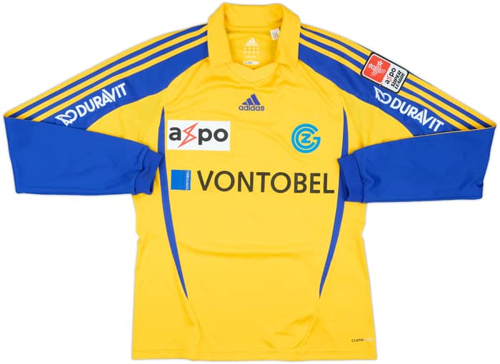 2010-12 Grasshoppers Match Issue Away L/S Shirt Adili #25