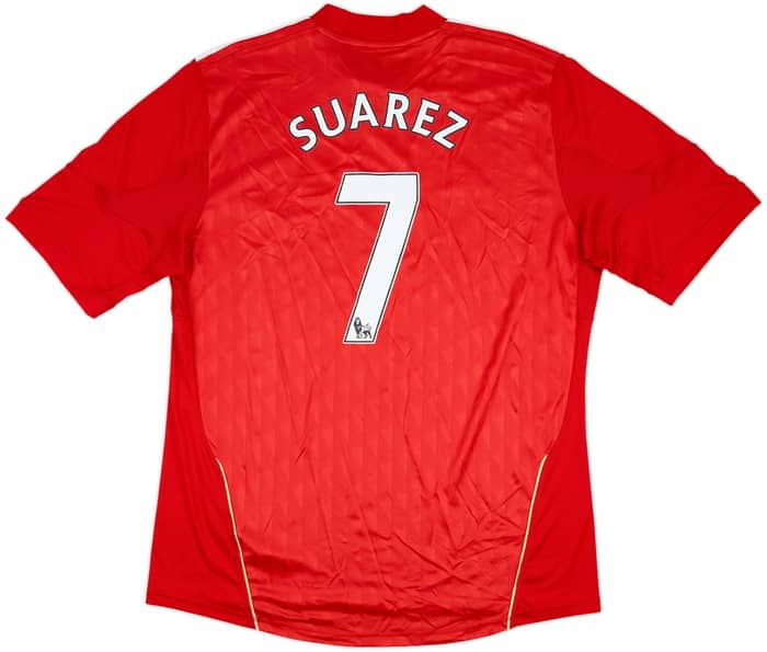 2010-12 Liverpool Home Shirt Suarez #7 - 6/10 - (XL)