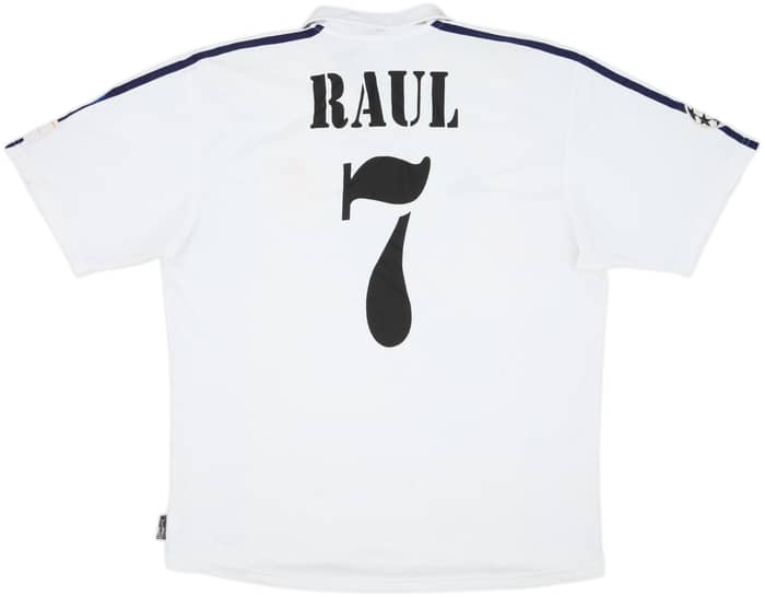 2001 Real Madrid Home Shirt Raul #7 - 5/10 - (L)