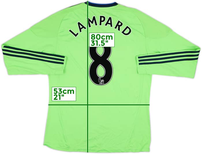 2010-11 Chelsea Third L/S Shirt Lampard #8 - 6/10 - (L)