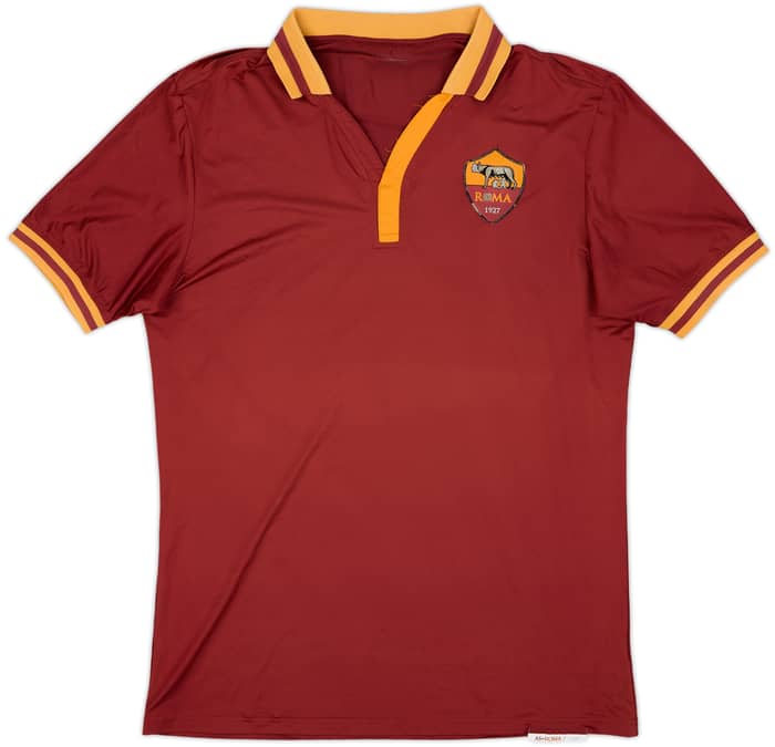 2013-14 Roma Home Shirt Strootman #6 - 4/10 - (L)