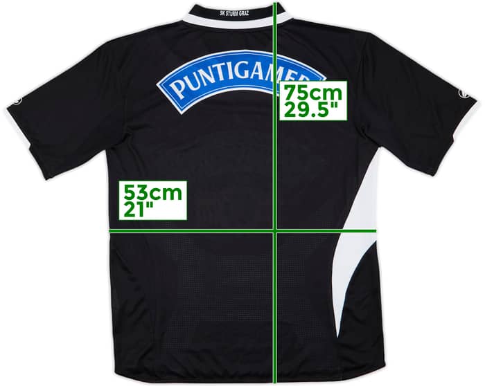 2010-11 Sturm Graz Home Shirt - 6/10 - (M)
