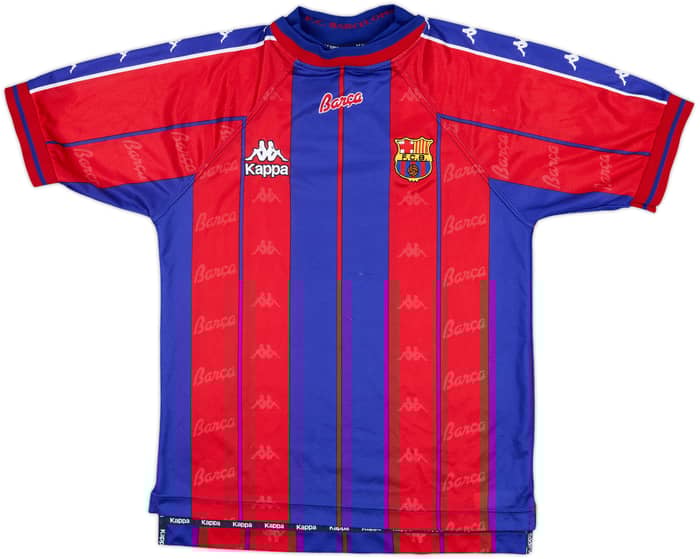 1997-98 Barcelona Home Shirt - 8/10 - (S)