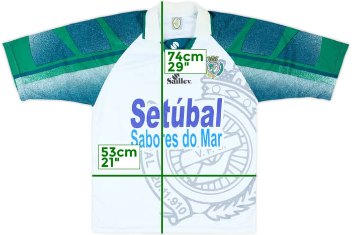 2000-01 Vitoria de Setubal Match Issue Away Shirt Paulo Filipe #2