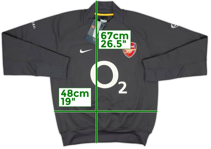 2005-06 Arsenal Nike Sweat Top (S)