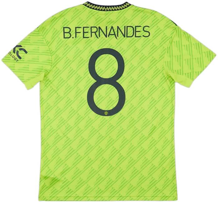 2022-23 Manchester United Third Shirt B.Fernandes #8 - 10/10 - (L)