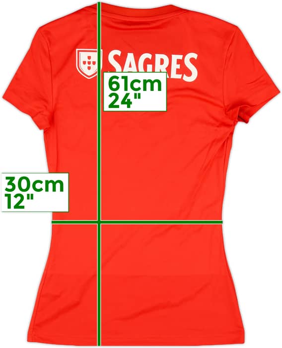 2018-19 Benfica Home Shirt - 6/10 - (Women's XXS)