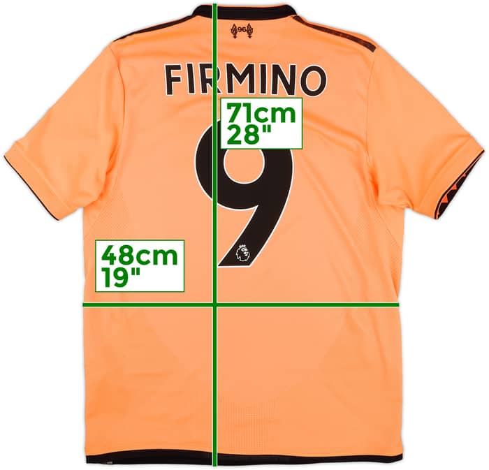 2017-18 Liverpool 125 Years Third Shirt Firmino #9 - 7/10 - (S)
