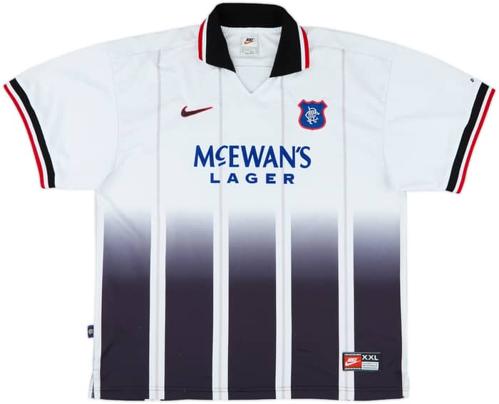 1997-99 Rangers Away Shirt Gascoigne #8 - 9/10 - (XXL)