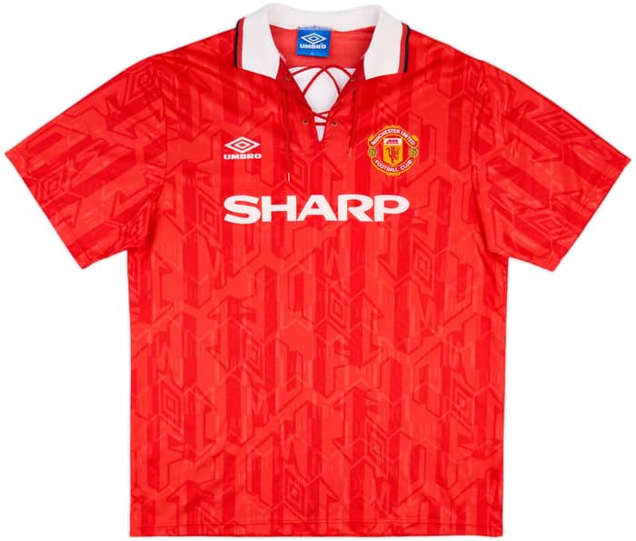 1992-94 Manchester United Home Shirt Keane #16 - 10/10 - (XL)