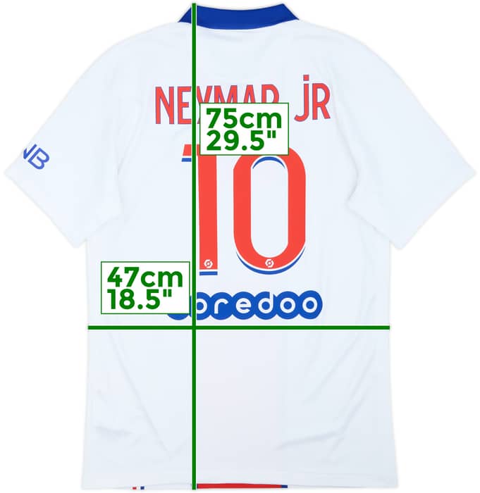 2020-21 Paris Saint-Germain Away Shirt Neymar Jr #10 - 8/10 - (S)