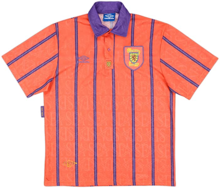 1993-95 Scotland Away Shirt - 8/10 - (L)