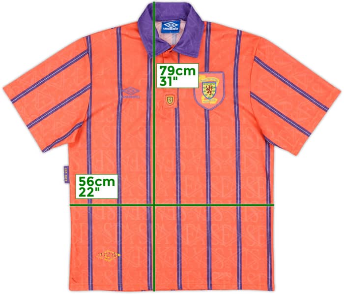 1993-95 Scotland Away Shirt - 8/10 - (L)