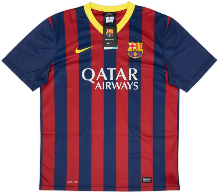 2013-14 Barcelona Básica Camiseta Local Messi #10 (L)