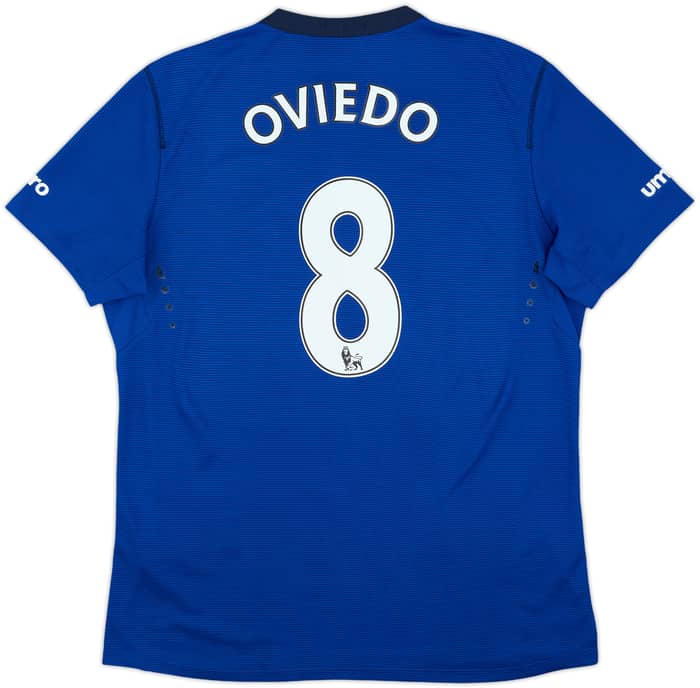 2014-15 Everton Home Shirt Oviedo #8 - 7/10 - (L)