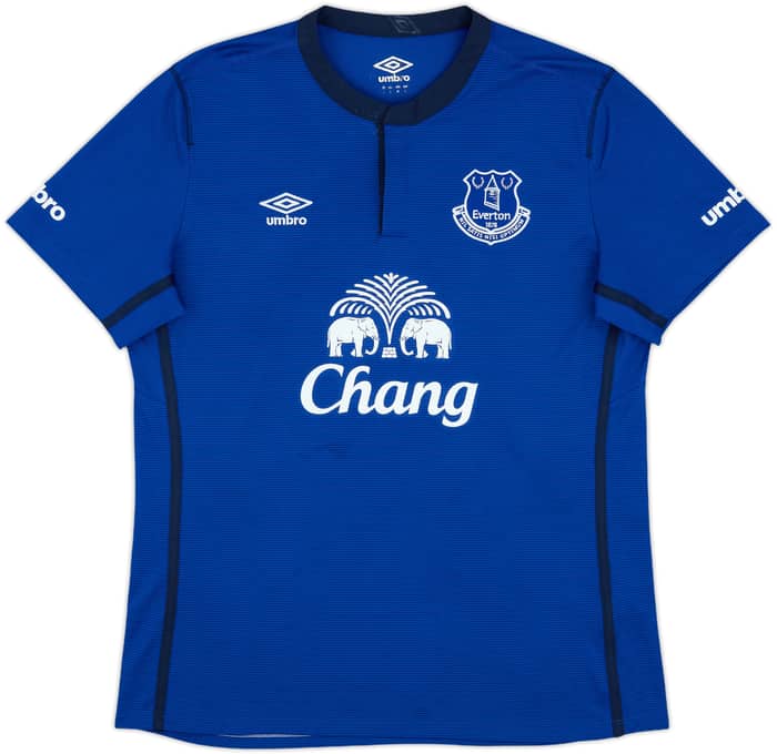 2014-15 Everton Home Shirt Oviedo #8 - 7/10 - (L)