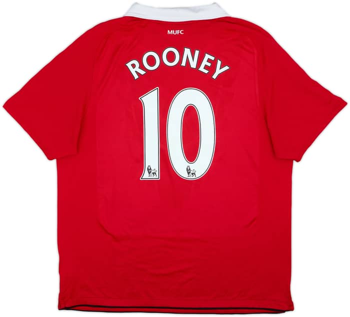 2011-12 Manchester United Home Shirt Rooney #10 - 5/10 - (XL)