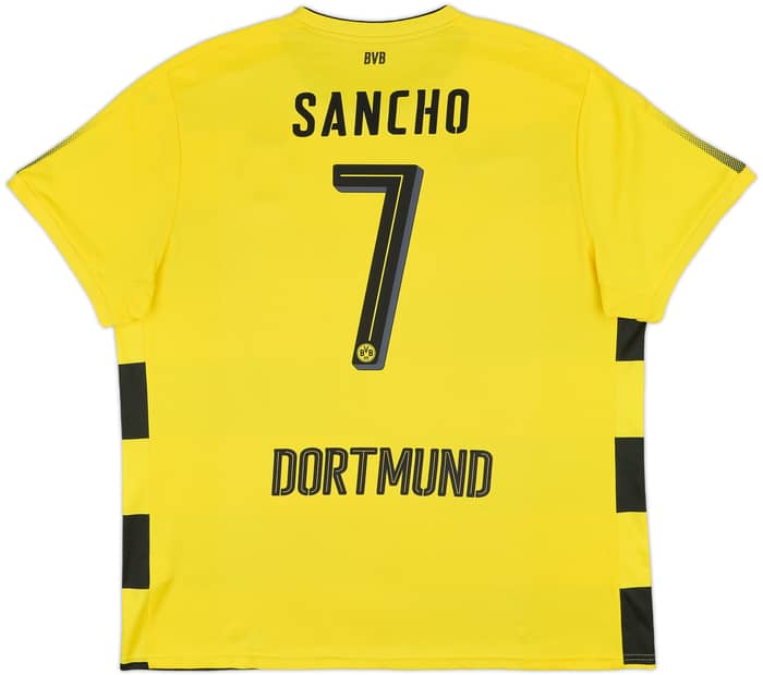 2017-18 Borussia Dortmund Home Shirt Sancho #7 - 8/10 - (3XL)