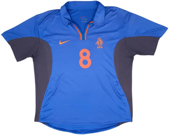 2000-02 Netherlands Away Shirt Davids #8 - 7/10 - (L)