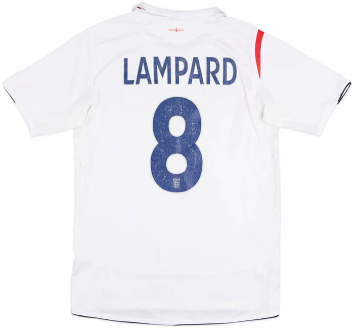 2005-07 England Home Shirt Lampard #8 - 5/10 - (S)