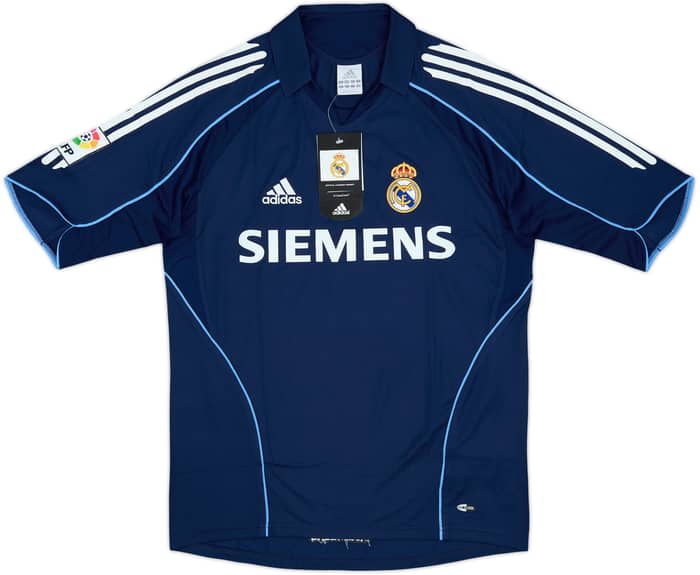 2005-06 Real Madrid Camiseta Visitante Zidane #5 (S)