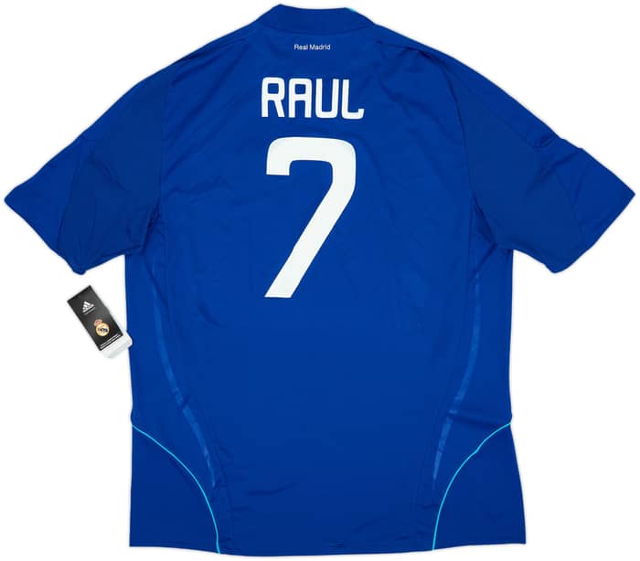 Camiseta de visitante del Real Madrid 2008-09 Raul #7 (XL)