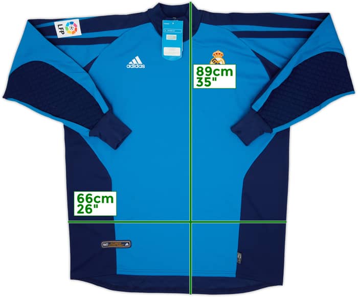 2001-02 Real Madrid GK Shirt (XL)