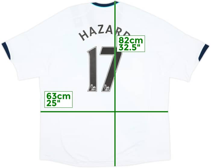 2012-13 Chelsea Away Shirt Hazard #17 (XXL)