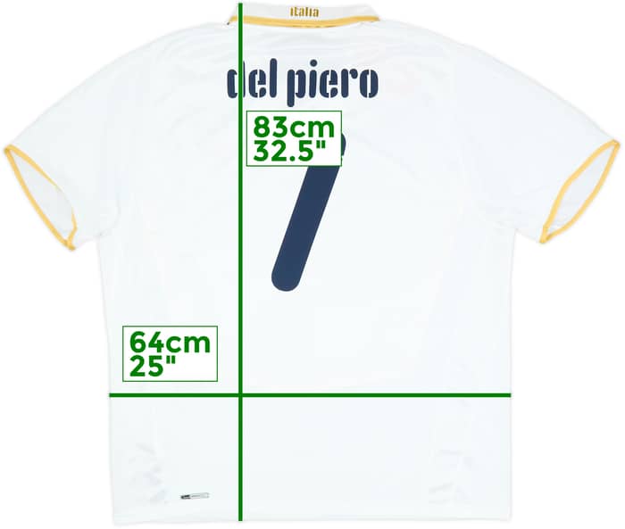 2007-08 Italy Away Shirt Del Piero #7 (XXL)