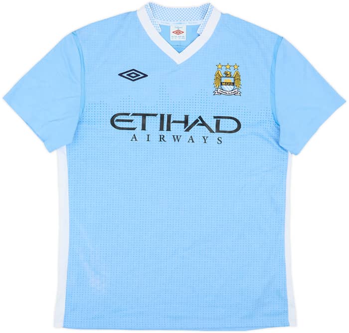 2011-12 Manchester City Home Shirt Toure Yaya #42 - 8/10 - (L)