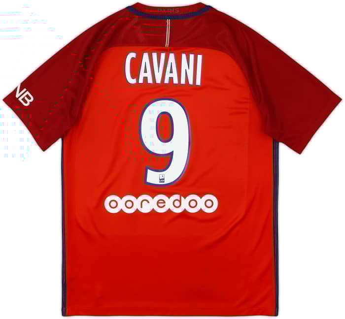 2016-17 Paris Saint-Germain Away Shirt Cavani #9 - 8/10 - (M)