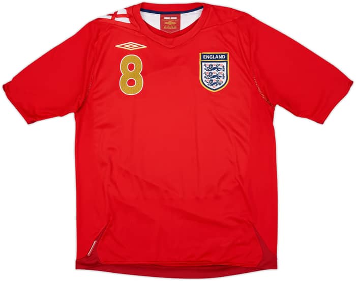 2006-08 England Away Shirt Lampard #8 - 5/10 - (M)