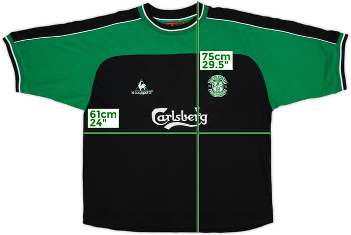 2000-02 Hibernian Le Coq Sportif Training Tee - 7/10 - (XL)