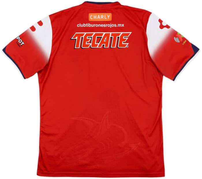 2016-17 Tiburones Rojos Veracruz Home Shirt - 9/10 - (L)