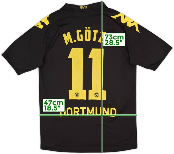 2011-12 Borussia Dortmund Away Shirt M. Gotze #11 - 6/10 - (S)