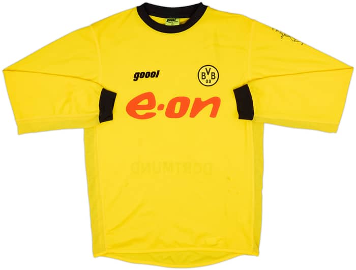 2003-04 Borussia Dortmund Home L/S Shirt Dede #17 - 6/10 - (S)
