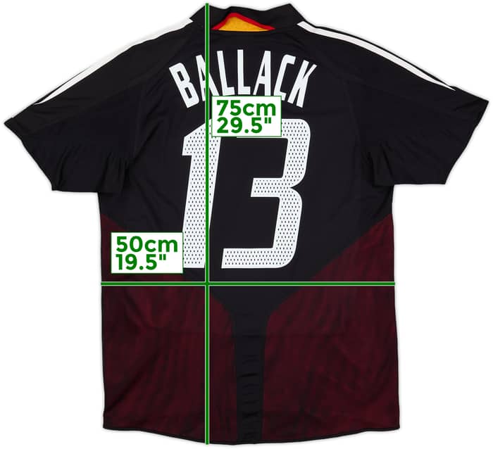 2004-06 Germany Away Shirt Ballack #13 - 8/10 - (M)