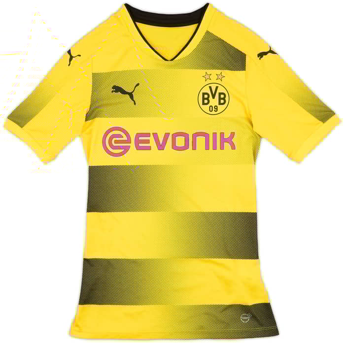 2017-18 Borussia Dortmund Authentic Home Shirt Isak #14 - 9/10 - (S)