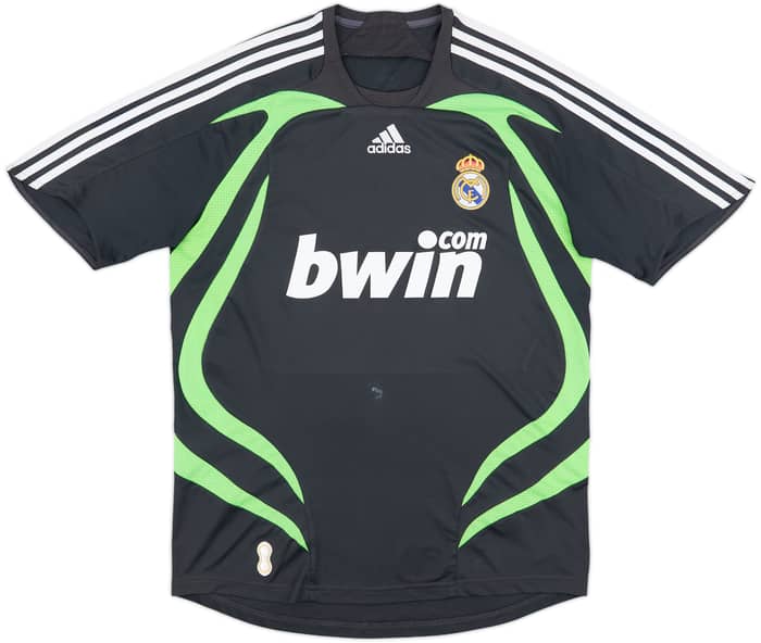 2007-08 Real Madrid CL Third Shirt Raul #7 - 7/10 - (M)