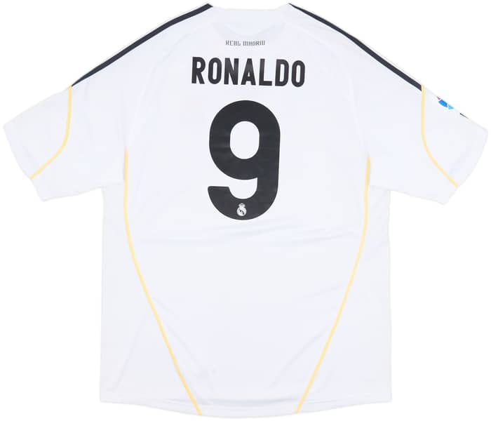 2009-10 Real Madrid Home Shirt Ronaldo #9 - 8/10 - (XL)