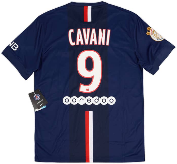 2014-15 Paris Saint-Germain Home Shirt Cavani #9 (M)