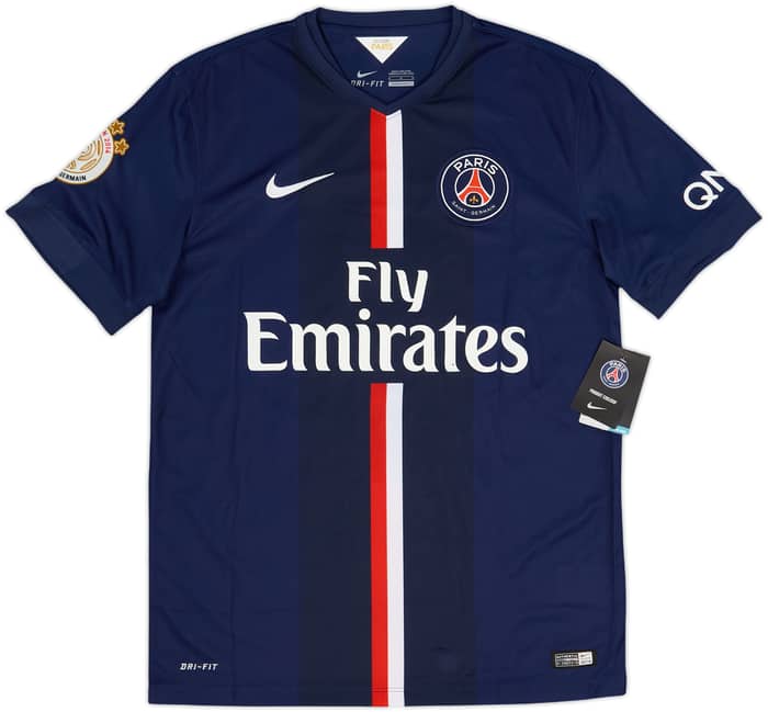 2014-15 Paris Saint-Germain Home Shirt Cavani #9 (M)