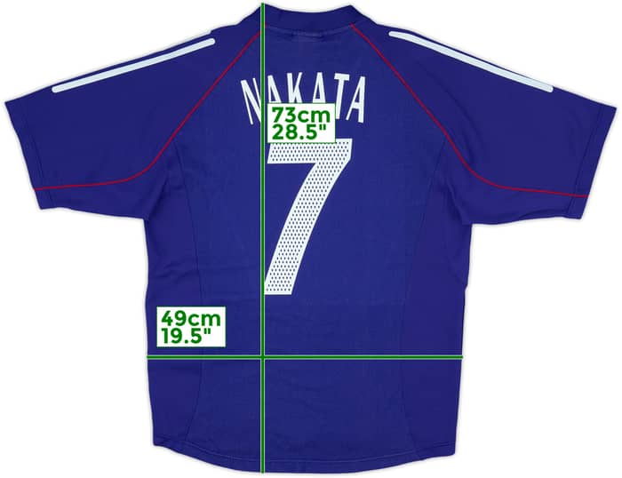 2002-04 Japan Home Shirt Nakata #7 - 9/10 - (M)