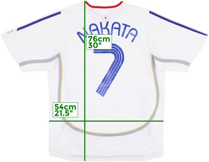 2006-08 Japan Away Shirt Nakata #7 - 7/10 - (L)