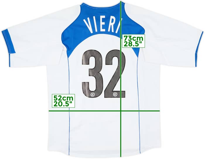 2004-05 Inter Milan Away Shirt Vieri #32 - 8/10 - (XL)