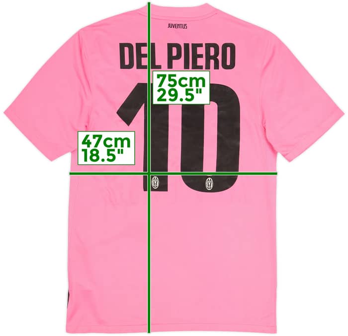 2012-13 Juventus Third Shirt Del Piero #10 (S)