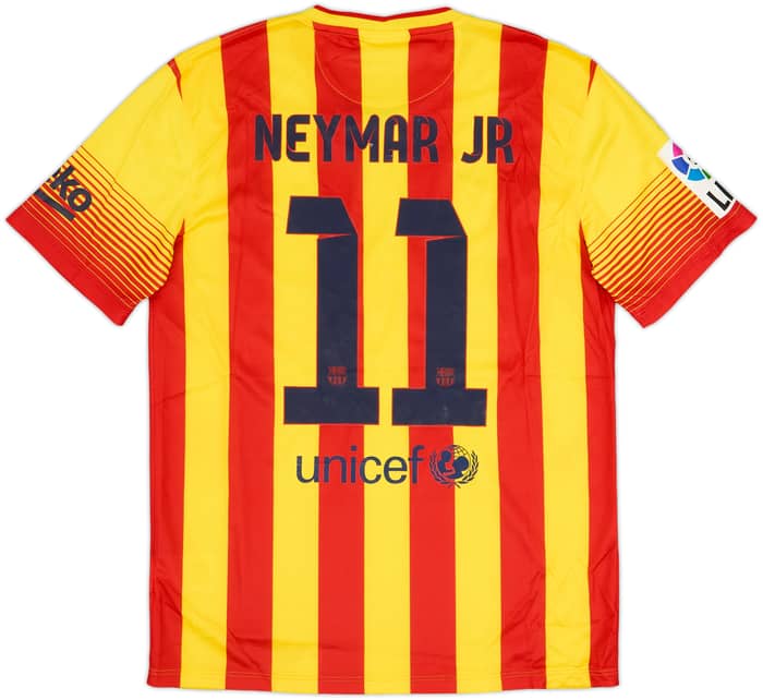 2013-15 Barcelona Away Shirt Neymar Jr #11 (M)