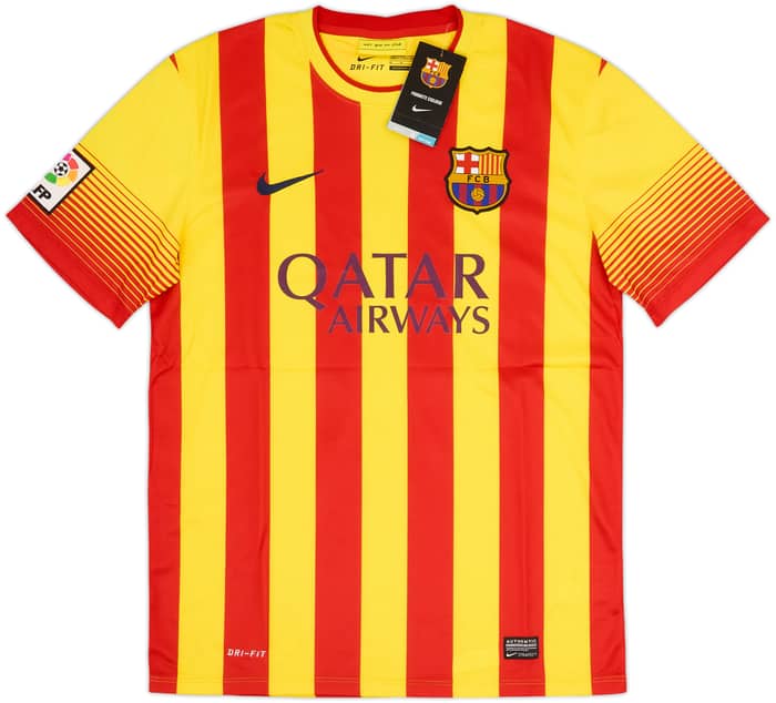 2013-15 Barcelona Away Shirt Xavi #6 (M)
